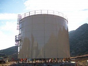 резервуары вертикальные цилиндрические стальные для воды